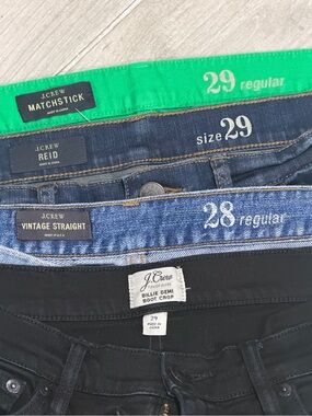 J. Crew Mixed Jean Bundle Size 29